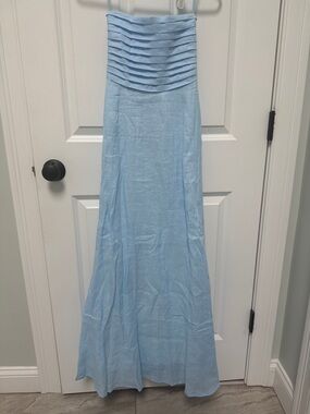 Lusana Talia Dress Powder